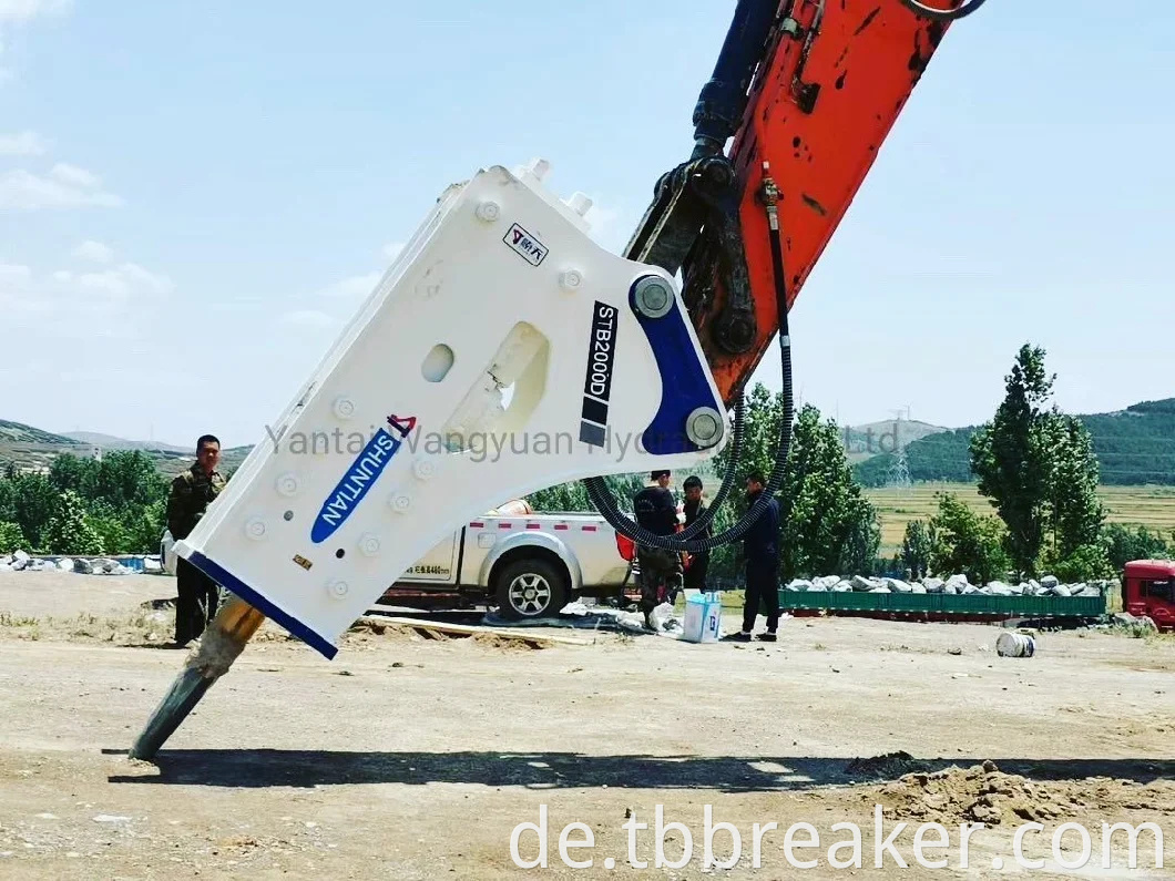 Hergestellt in China gute Qualität 1,2T bis 80T Hydraulik -Rock Breaker Hydraulic Hammer